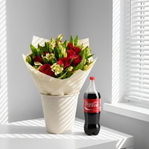 Coca Cola i cvijeće